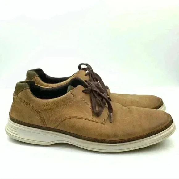 Rockport mens dress sports sz 11 45 brown leather main image 5
